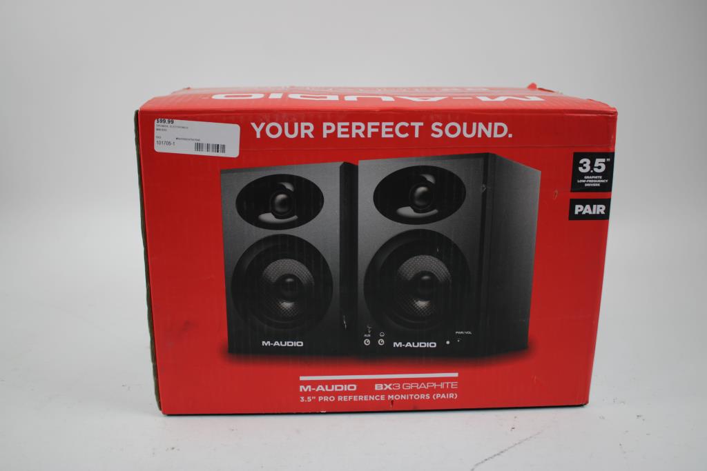 M-Audio Bx3 Graphite 3.5" Pro Reference Monitors