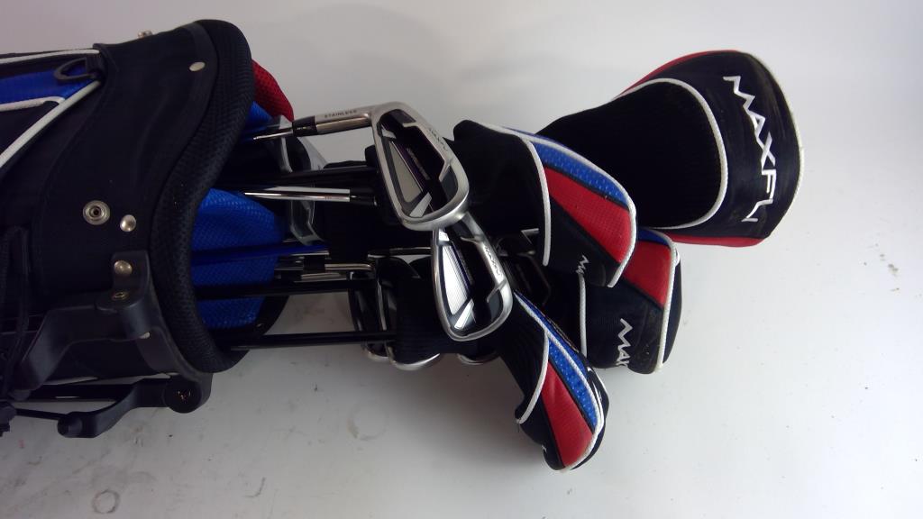 Maxfli Golf Bag With Clubs Property Room
