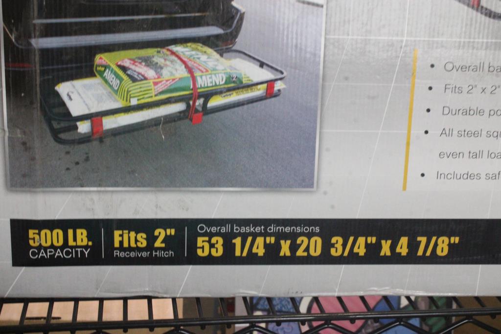 Maxx Haul Hitch Mount Cargo Carrier Property Room