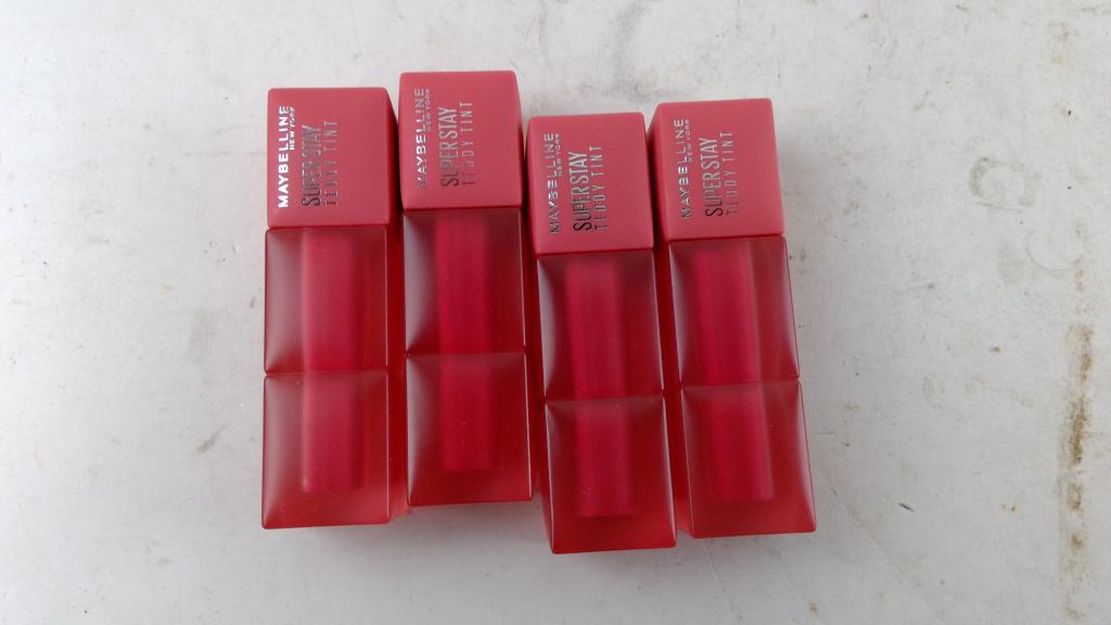 Maybelline Super Stay Lip Tint, 4 Pieces