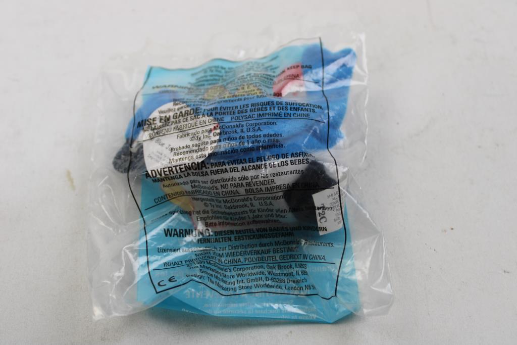McDonald's Beanie Babies, McDonald's Rocket The Blue Jay Plush Toy, 5 Pieces