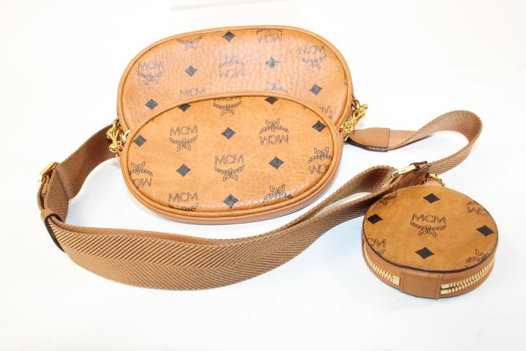 MCM Essential Visetos Original Crossbody Bag Property Room