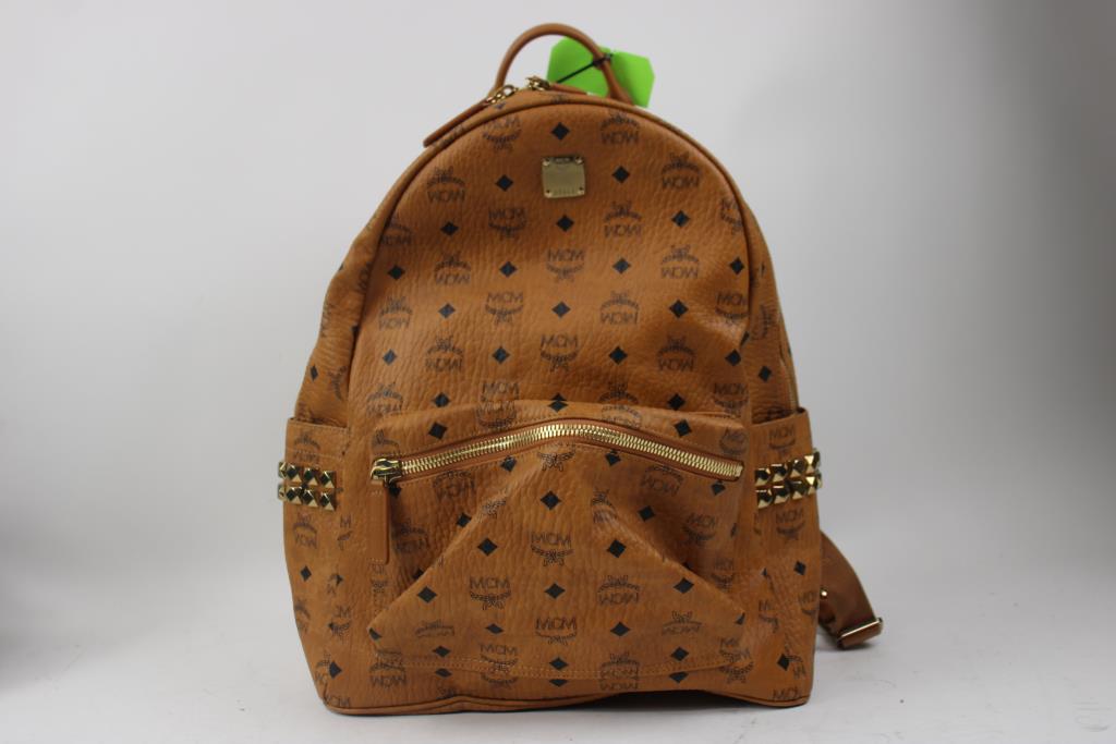 MCM Stark Side Studs Backpack - Doublechecked By Entrupy