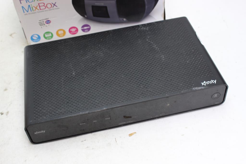 Memorex Radio, Xfinity Cable Box 2 Pieces Property Room