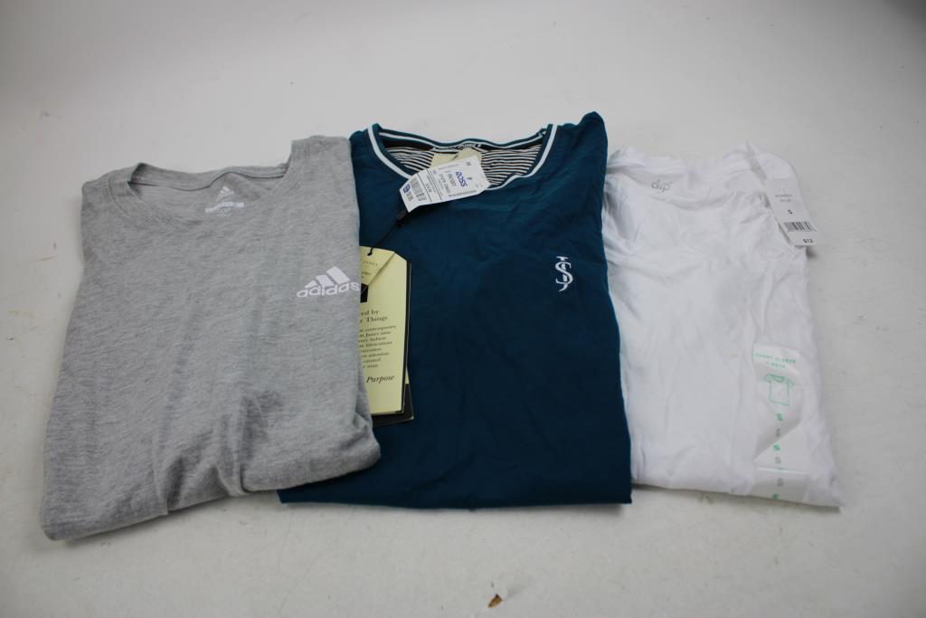 Men And Women's Small, Medium Shirts, Men's Levi's Shorts, Hoodie Bulk Lot, 11 Pieces