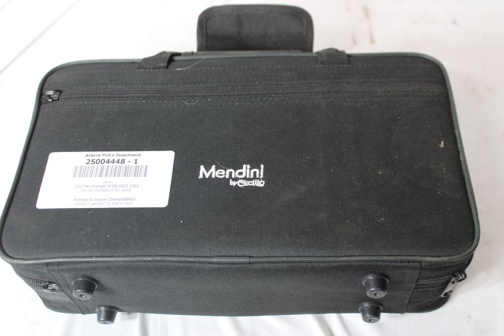 Mendini By Cecilio Blue BB Clarinet Student Outfit With Case