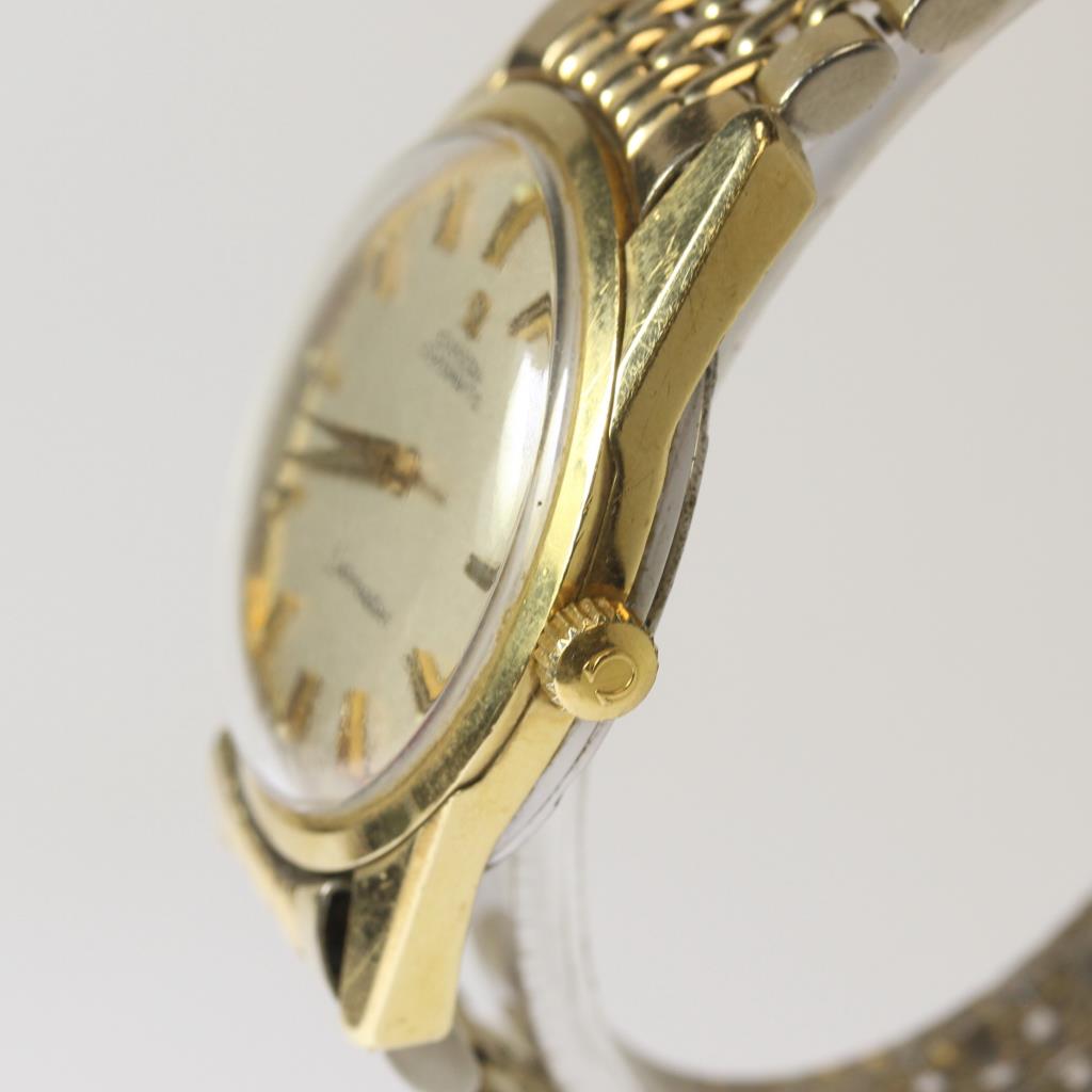 Mens 14kt Gold Plated 1960's Vintage Seamaster Omega Watch ...