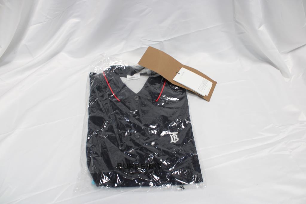 Men's Burberry Polo Shirt, Size XL