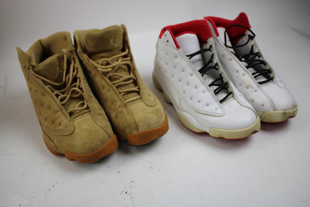 Men's Jordan 13 Retro Sneakers, Size 10, 2 Pieces