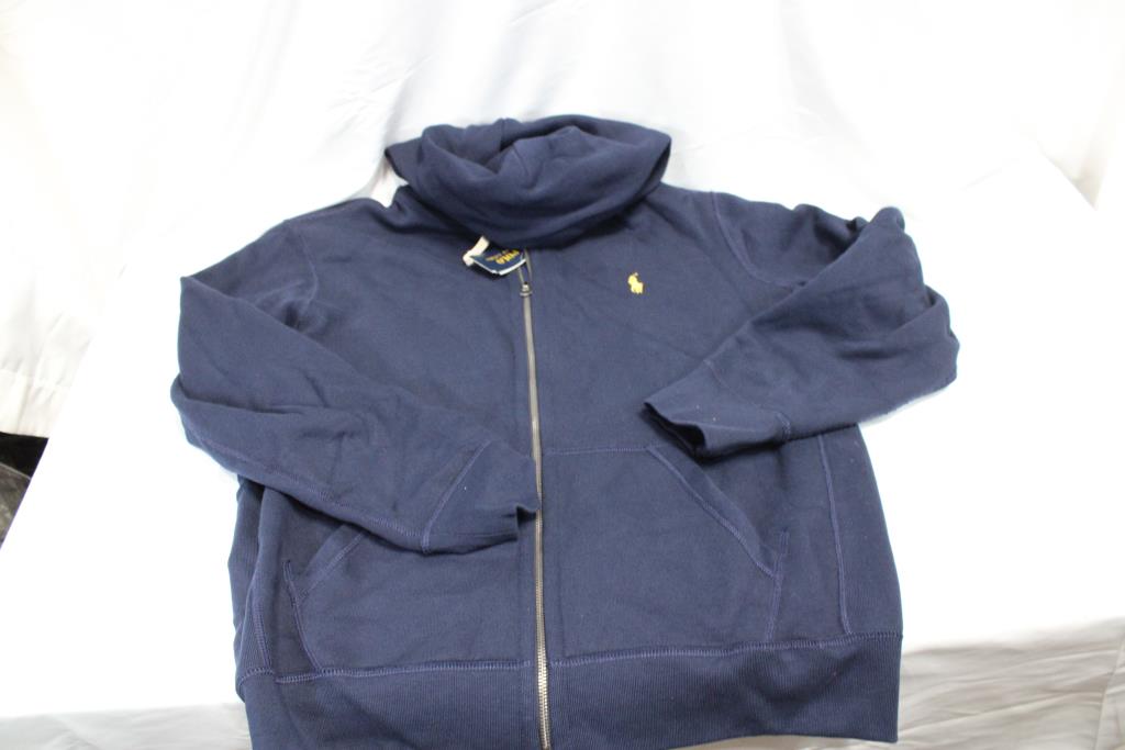 Men's Polo By Ralph Lauren Zipper Hoodie, Size L