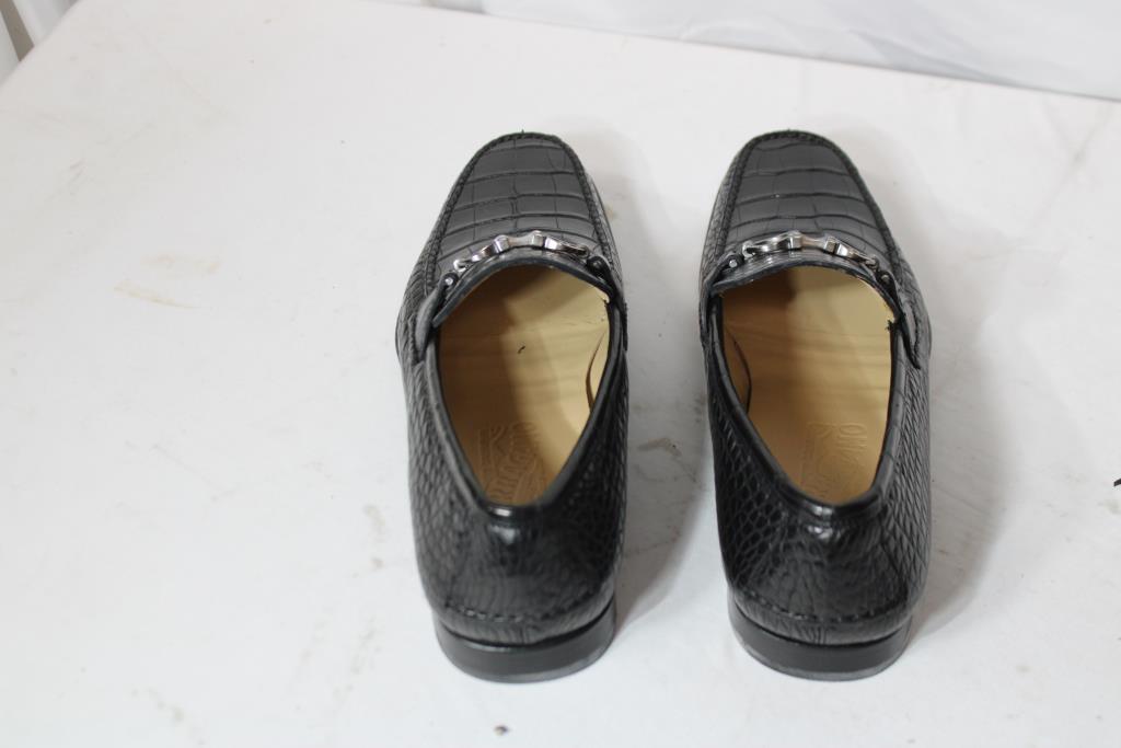 Men's Salvatore Ferragamo Alligator Dress Shoes Size 9