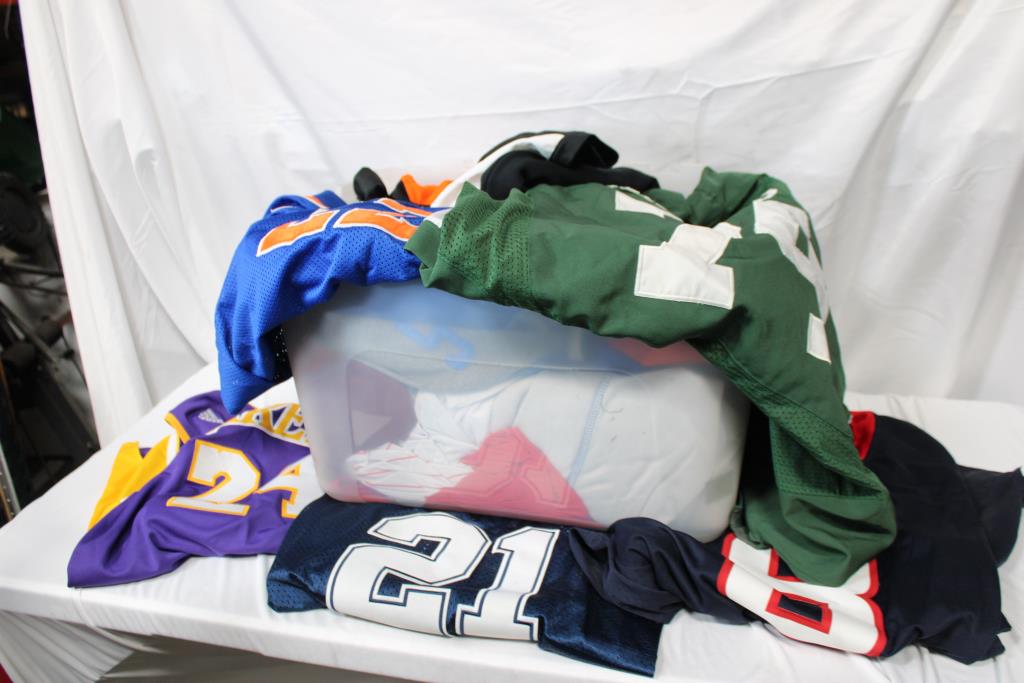 Men's Used Sports Jersey Lot