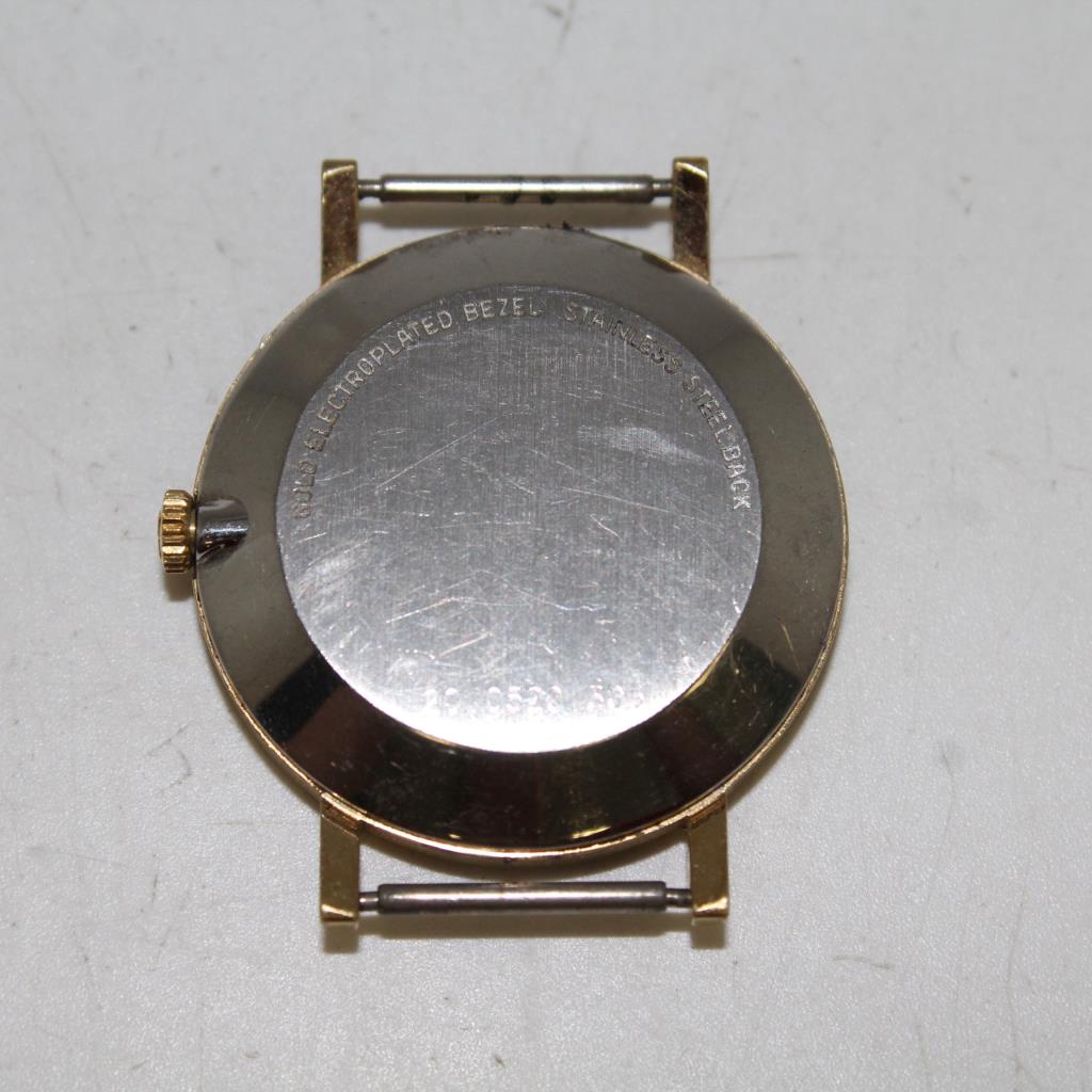 Men's Vintage Movado Gold Plated Zenith Watch Case Only Property Room