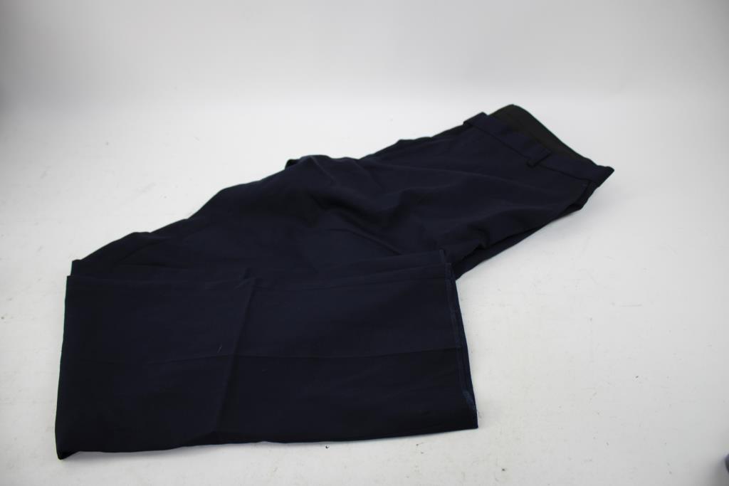 Men's Wearhouse Navy Slacks, 46R/40W