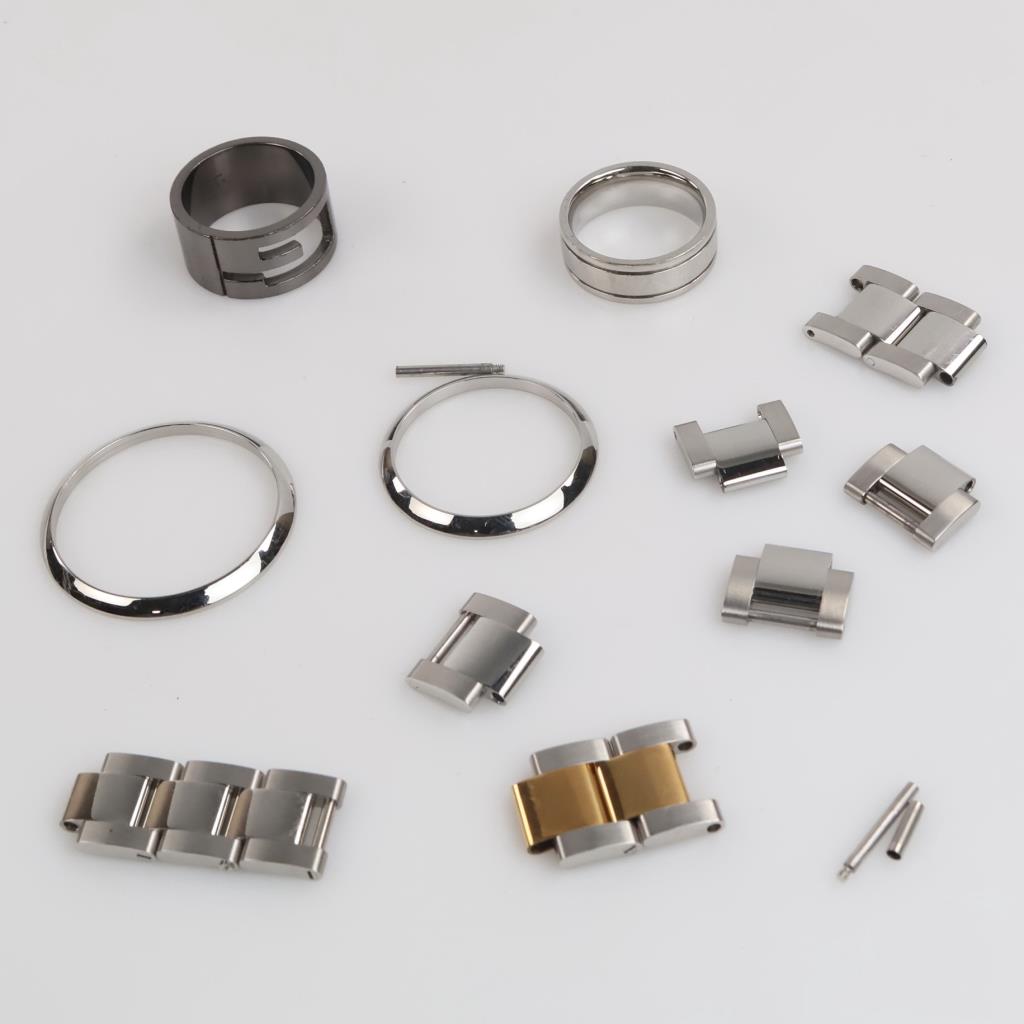 Metal Fashion Rings And Watch Parts, 4+ Pieces