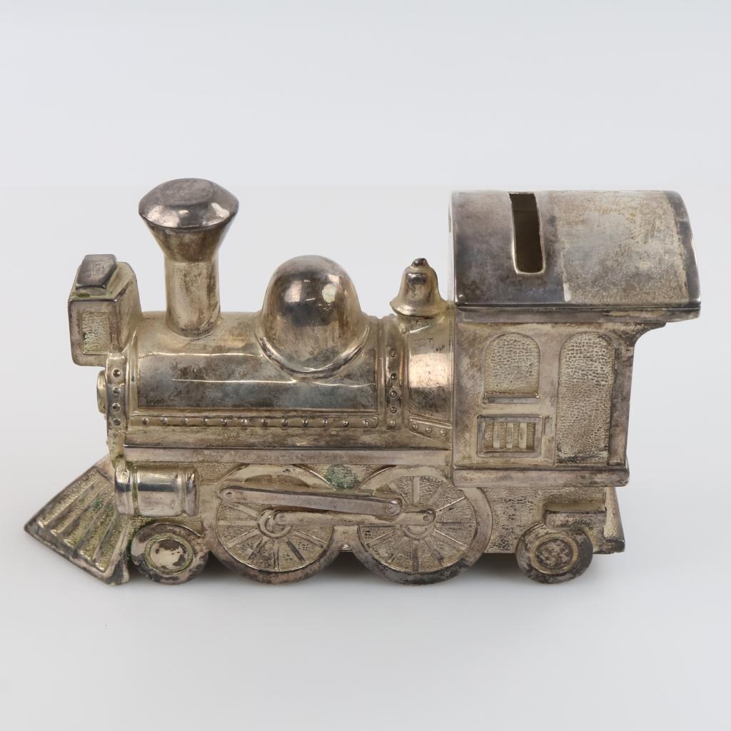 Metal Train Coin Bank
