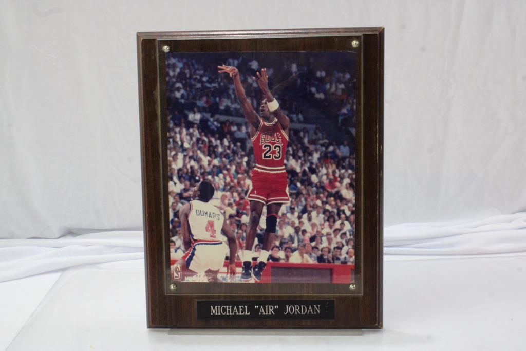 michael jordan plaque