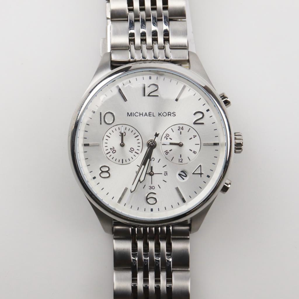 Michael Kors Whitley Analog White Dial Two Tone Steel Strap Watch For Women - MK6228