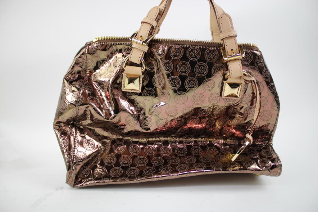 Michael Kors Grayson Monogram Mirror Metalic
