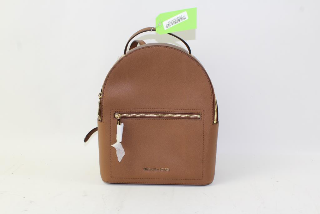 Michael Kors, Jessa Medium Backpack Brown, Adjustable Shoulder Straps ...