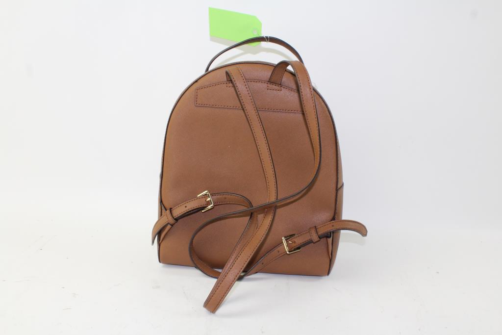 Michael Kors, Jessa Medium Backpack Brown, Adjustable Shoulder Straps ...