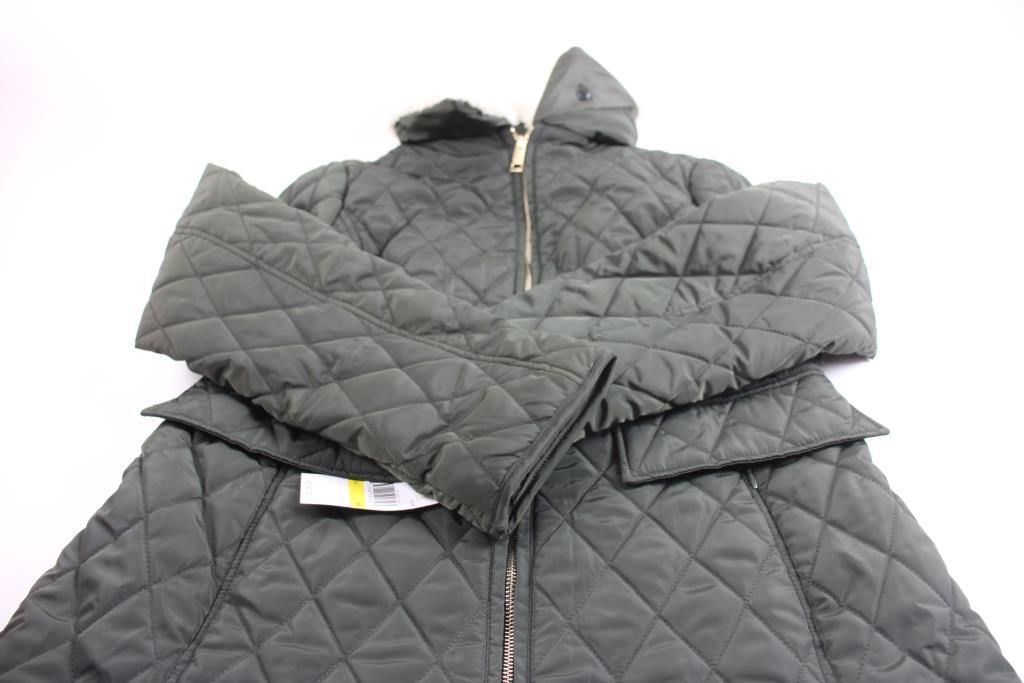 Michael Kors Lined Jacket, Size Medium, Green Property Room