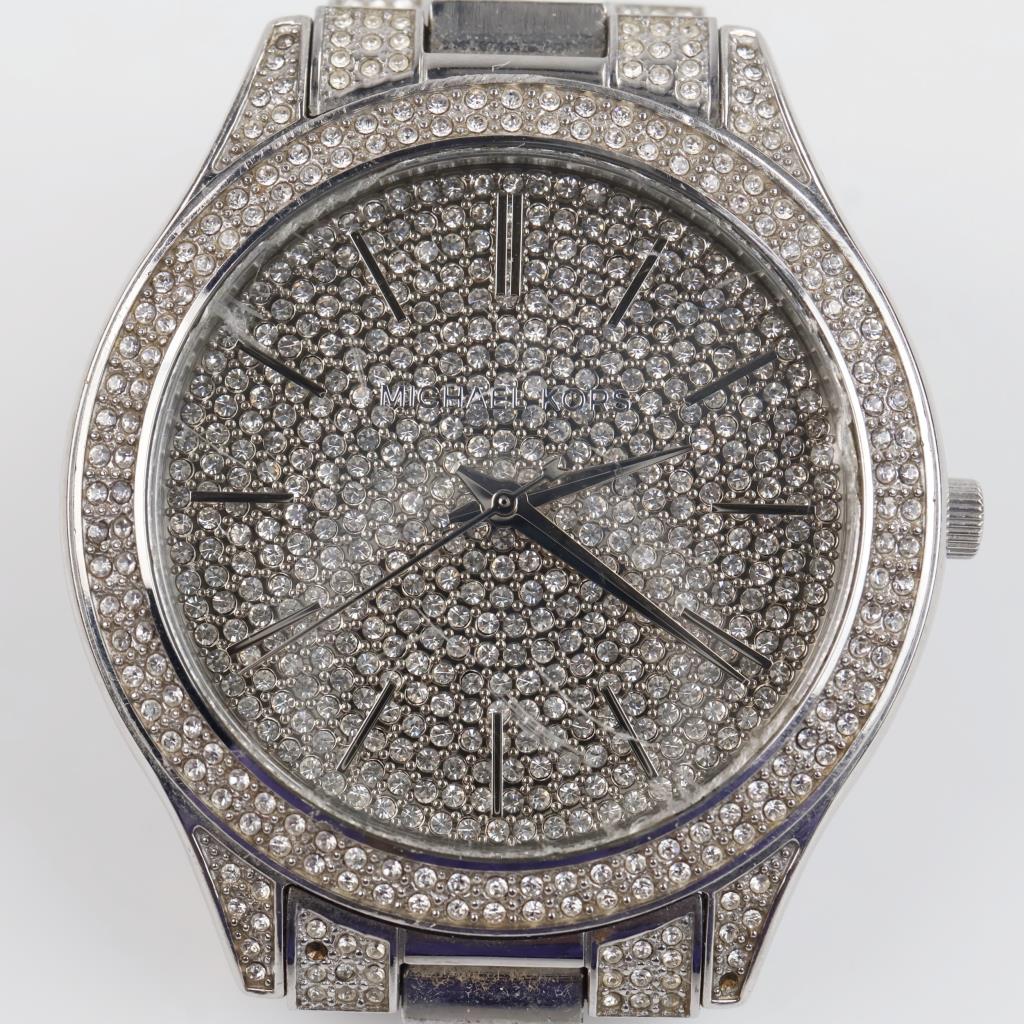 Michael Kors Slim Runway Pave Watch