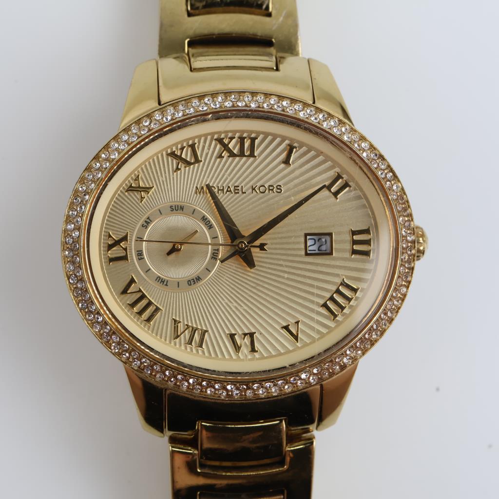 Michael Kors Whitley Champagne Dial Watch