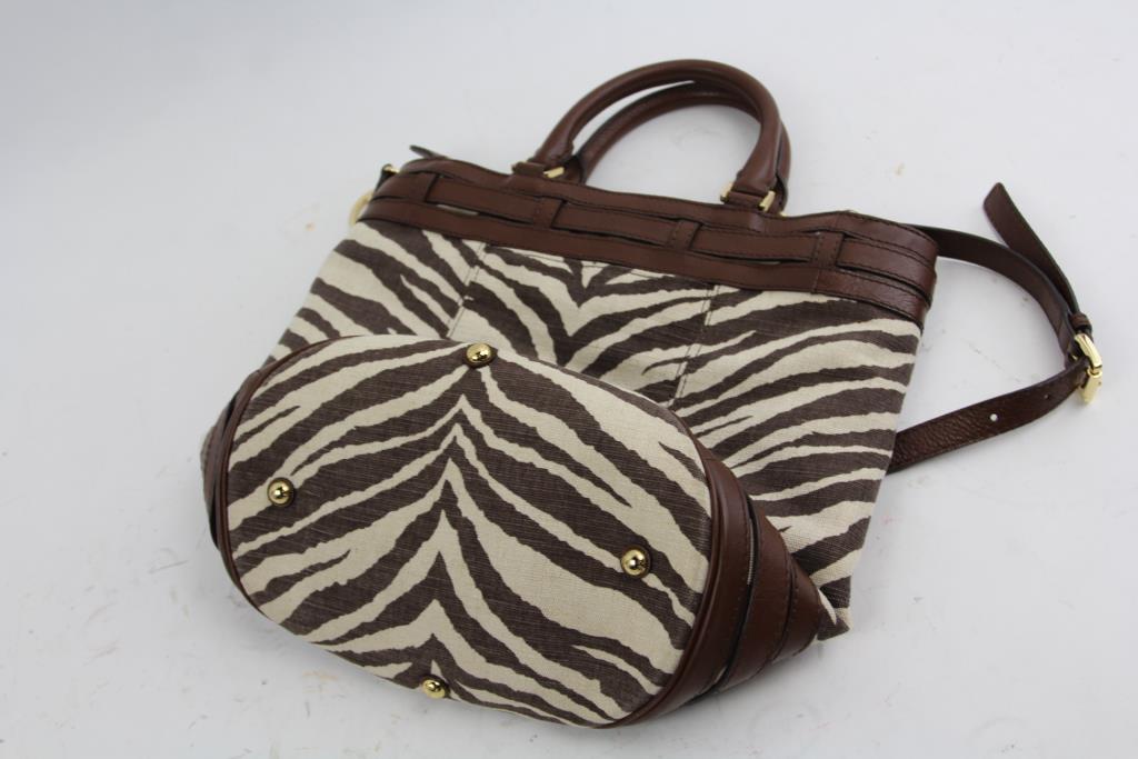 Michael Kors Zebra Print Handbag Property Room Michael Kors Zebra Print Handbag