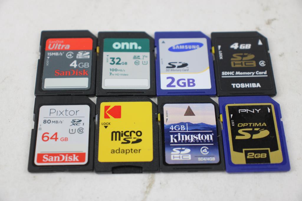 Micro SD And SD Memory Card Lot | Property Room