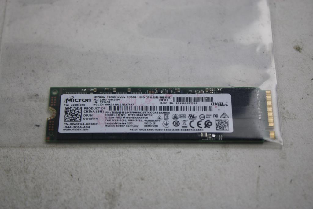 Micron 256 GB Solid-State Drive