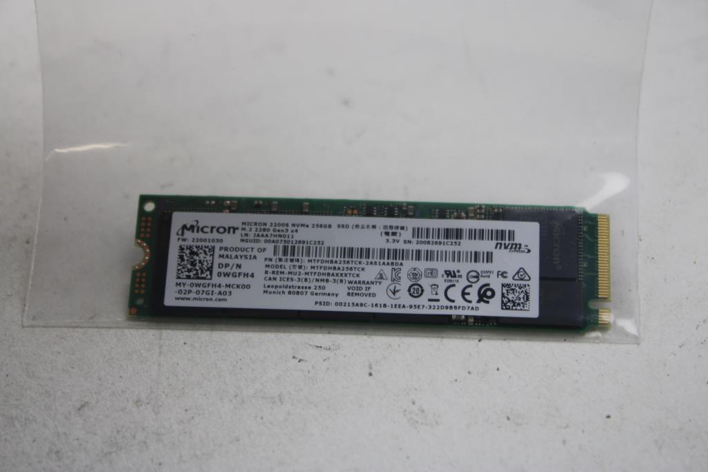 Micron 256 GB Solid-State Drive