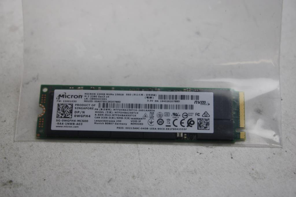 Micron 256 GB Solid-State Drive
