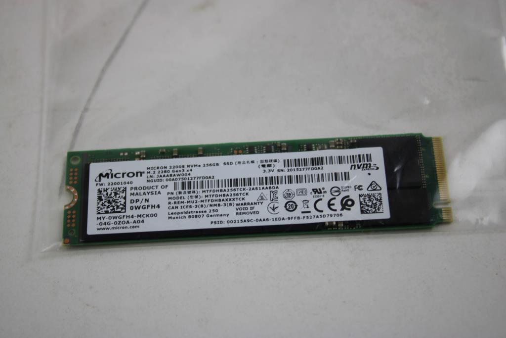 Micron 256gb SSD