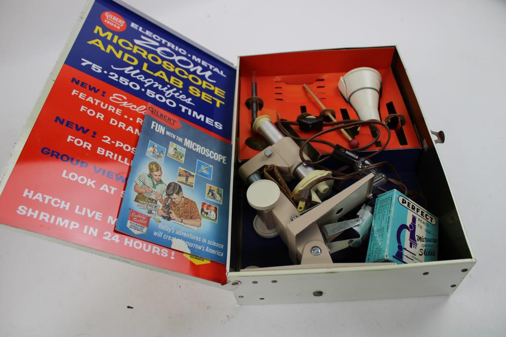 Microscope And Lab Set, Books And More