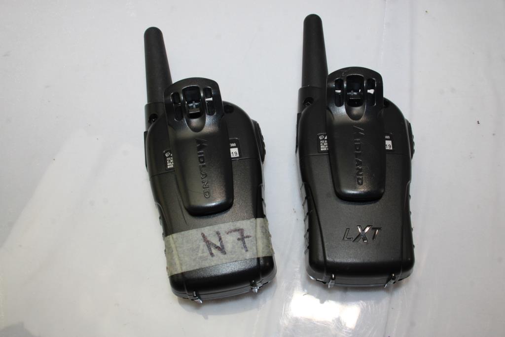 Midland LXT380 Two Way Radios With Charger Property Room
