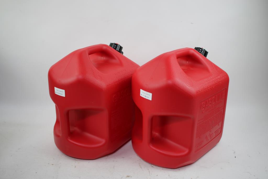 Midwest Can 5 Gallon Gasoline Cans, 2 Pieces | Property Room