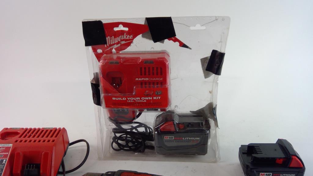 Milwauke Cordless Drill/driver And Chargers, 3+ Pieces | Property Room