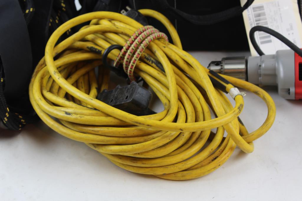 Milwaukee 029920 Drill, Extension Cord, & More In Husky Tool Bag; 7