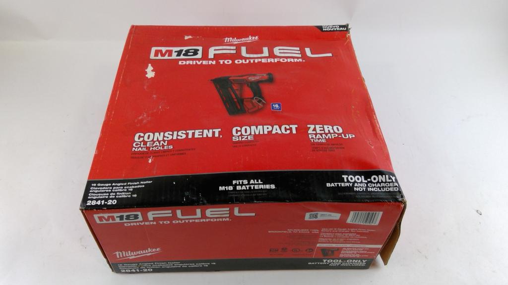 Milwaukee 16 Gauge Angled Finish Nailer