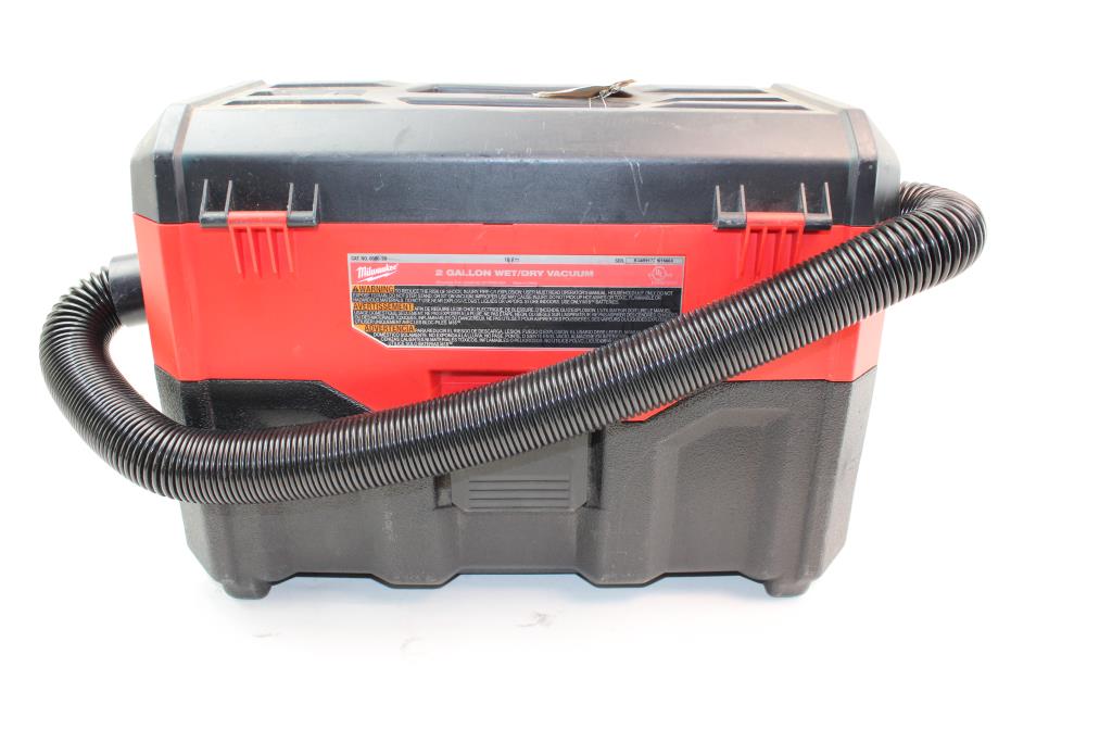 Milwaukee 2 Gallon Wet Dry Vacuum Property Room
