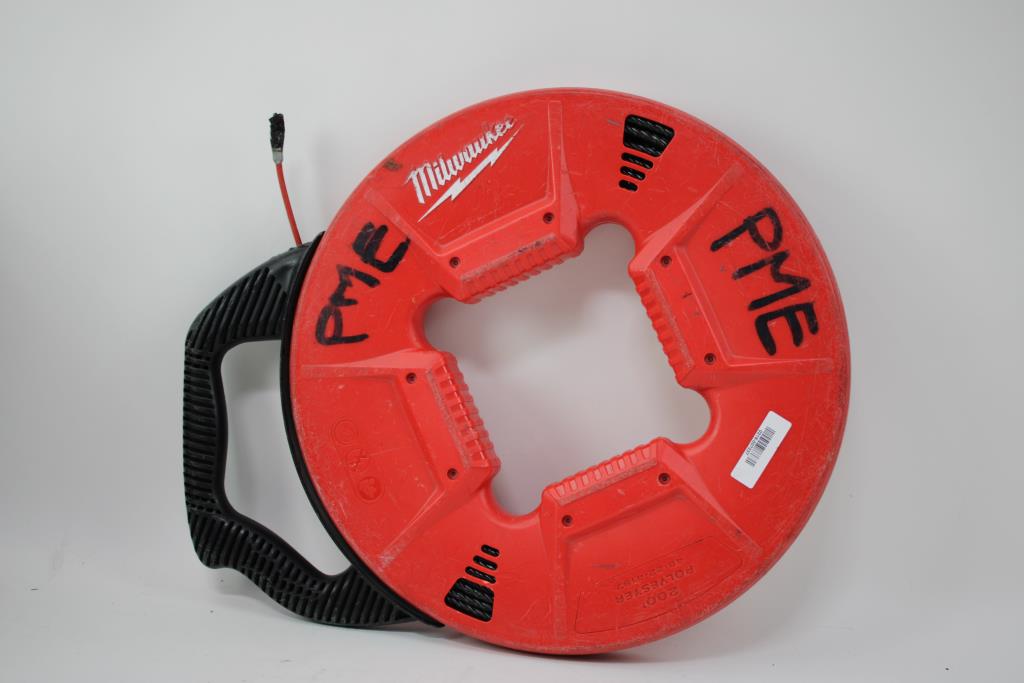Milwaukee 200' Polyester Fish Tape W/ Flexible Metal Leader