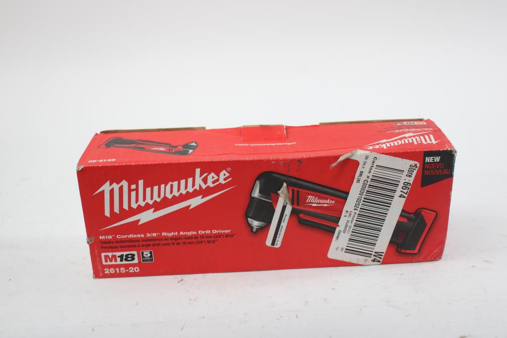 Milwaukee 3/8" Right Angle Drill Driver Property Room