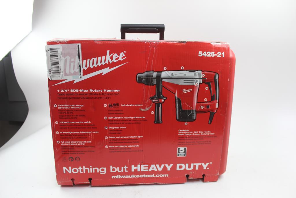 Milwaukee 542621 Corded SDSMax Rotary Hammer Property Room