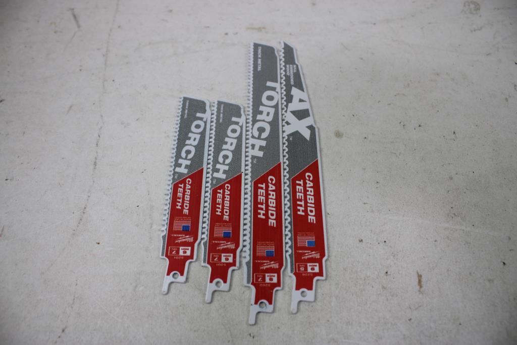 Milwaukee 6", 9" Saw Blades, Diablo, DeWalt 4-1/2" Grinding Wheels, 6 Pieces
