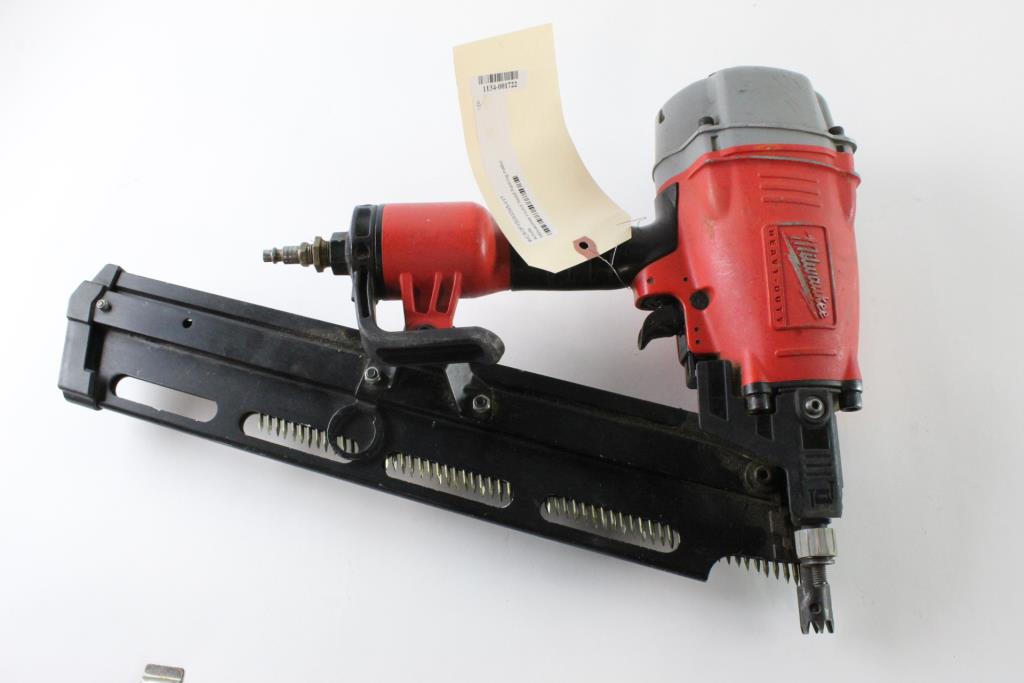 Milwaukee Air Round Head Framing Nailer Property Room