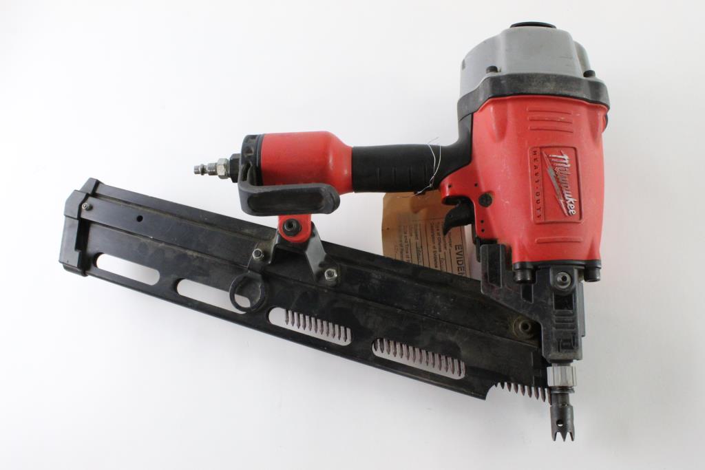 Milwaukee Air Round Head Framing Nailer Property Room