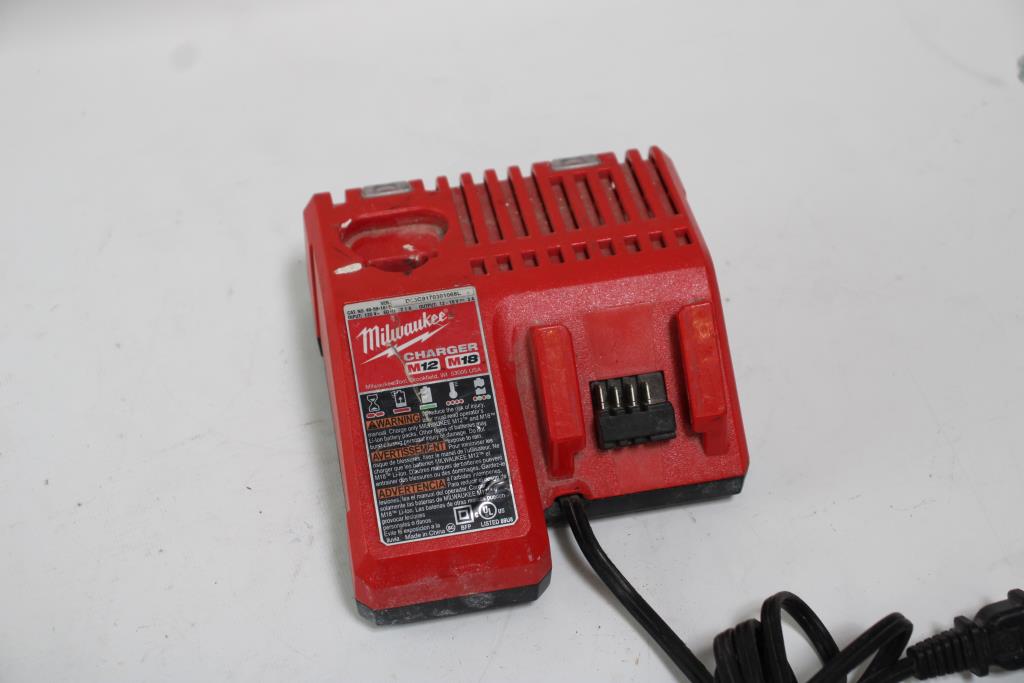 Milwaukee Battery Charger Property Room