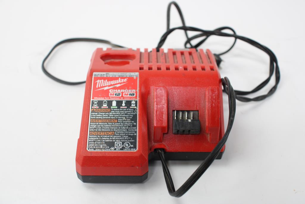 Milwaukee Battery Charger Property Room