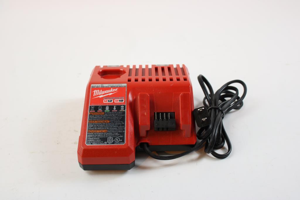 Milwaukee battery charger property room